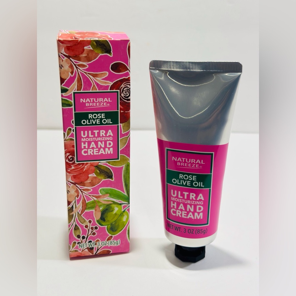 Natural Breeze Rose Olive Oil Ultra Moisturizing Hand Cream - 3oz.